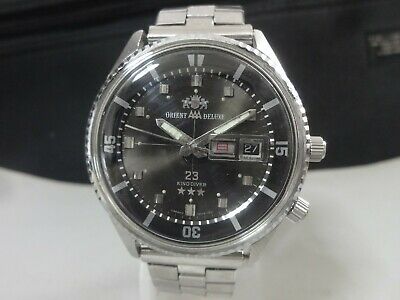 Vintage 1967-69 ORIENT Automatic watch [Orient AAA Deluxe KING DIVER] 23J  4951 | WatchCharts