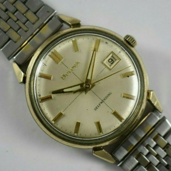 Vintage 1964 M4 Bulova Selfwinding 17 Jewels Cal.11ALACD Mens Wrist ...