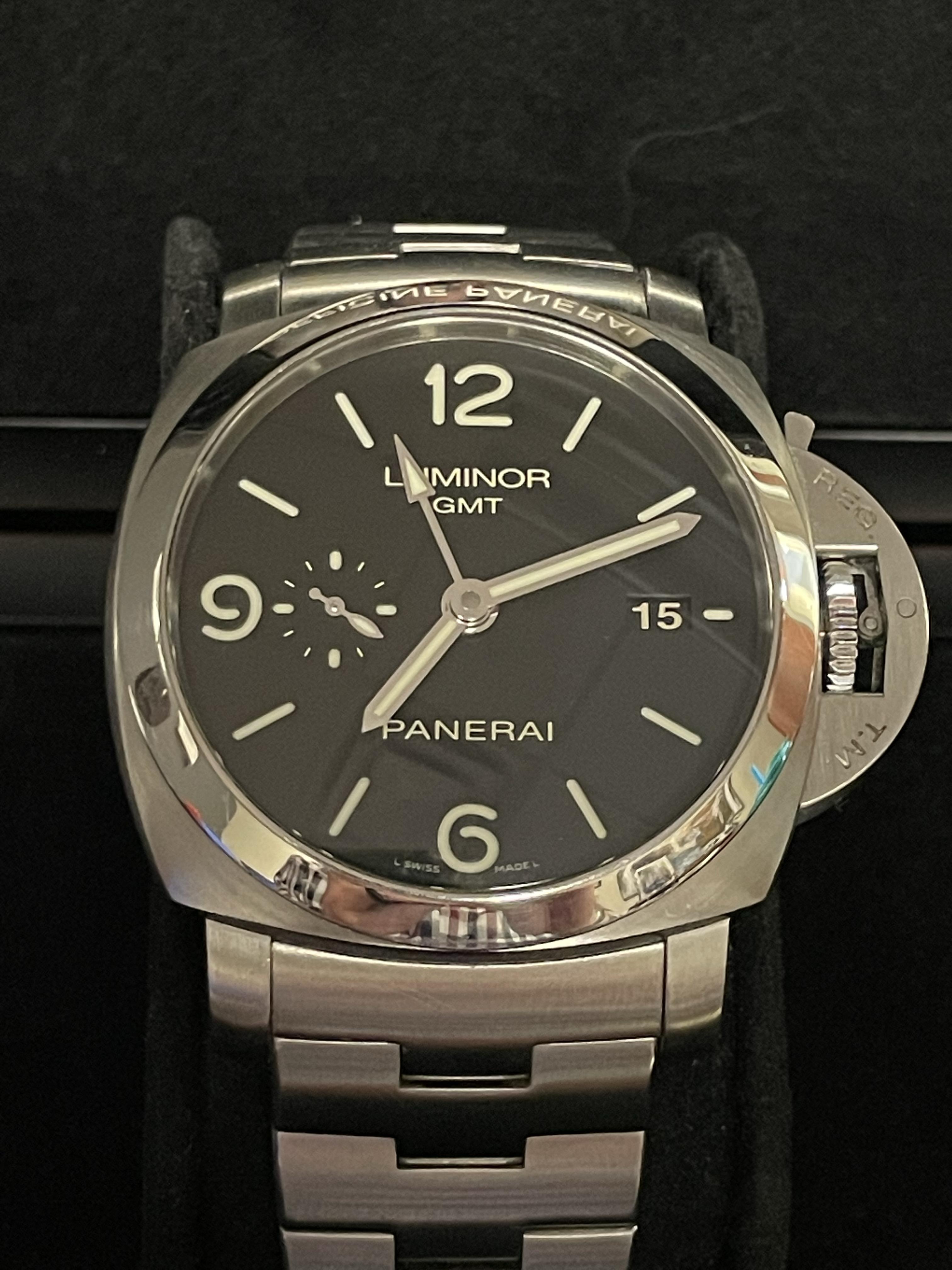 Reduced 5 275 Panerai Luminor 329 GMT Bracelet excellent