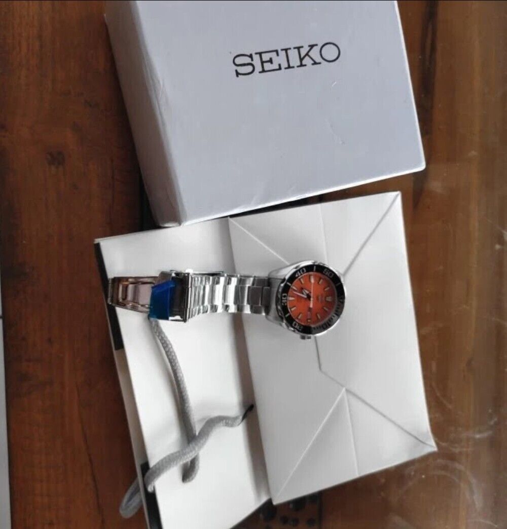 Seiko Watch, Brand New, SRPC55J1 , 5 Sports Automatic 48mm Orange