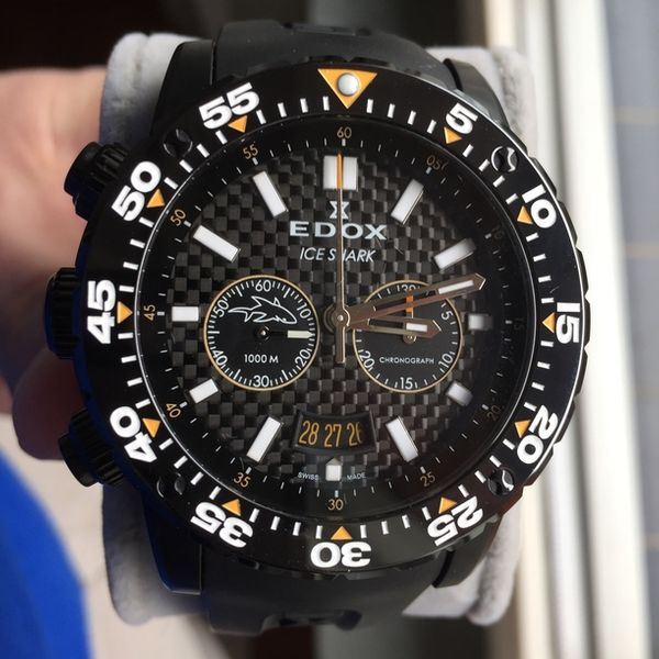 Edox Class 1 Ice Shark 10301 limited edition (ref. 10301 37N