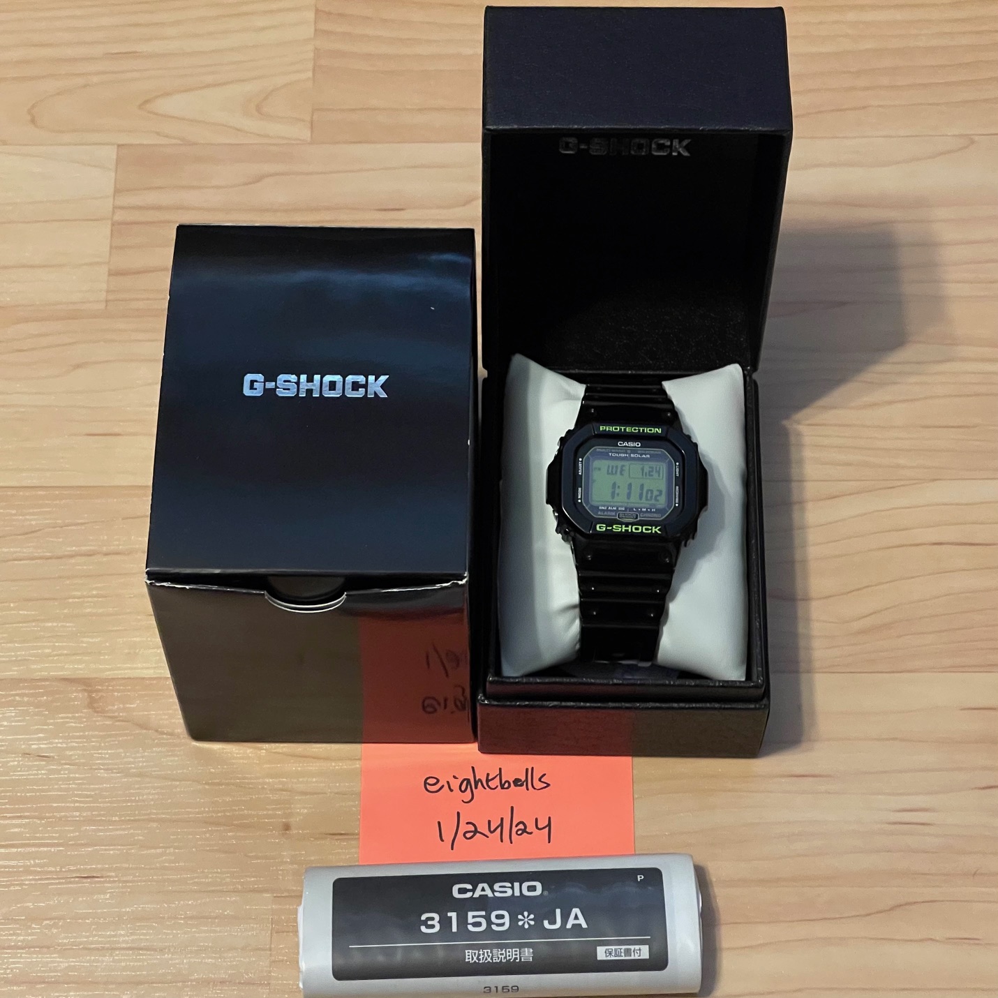 G shock 3159 manual hot sale