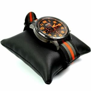 Seiko Solar Chronograph Black Orange Dial SSC233 Nylon Strap Men's Watch |  WatchCharts