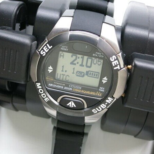 Unused! CITIZEN PROMASTER CYBER AQUALAND NX DIVERS D710 From Japan