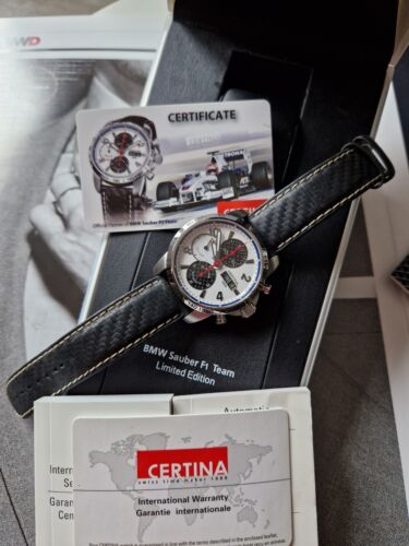 Certina bmw sauber hotsell f1 team watch