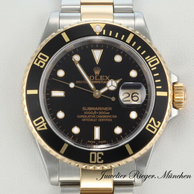 Rolex Submariner Date 04 Stahl Gelbgold 750 Automatik Taucheruhr Gold Watchcharts