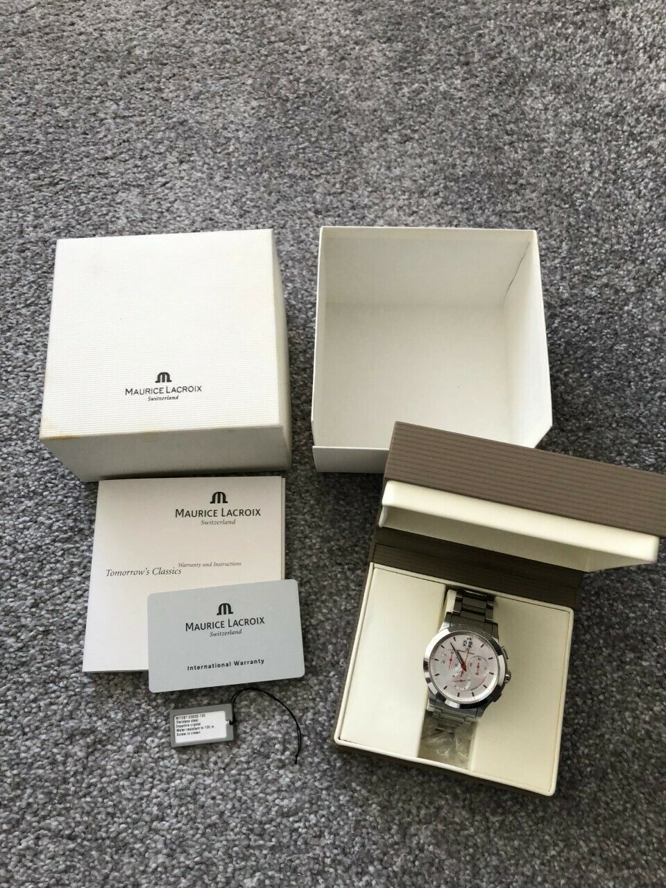 Rare Maurice Lacroix Roger Federer Edition Mens Stainless Steel