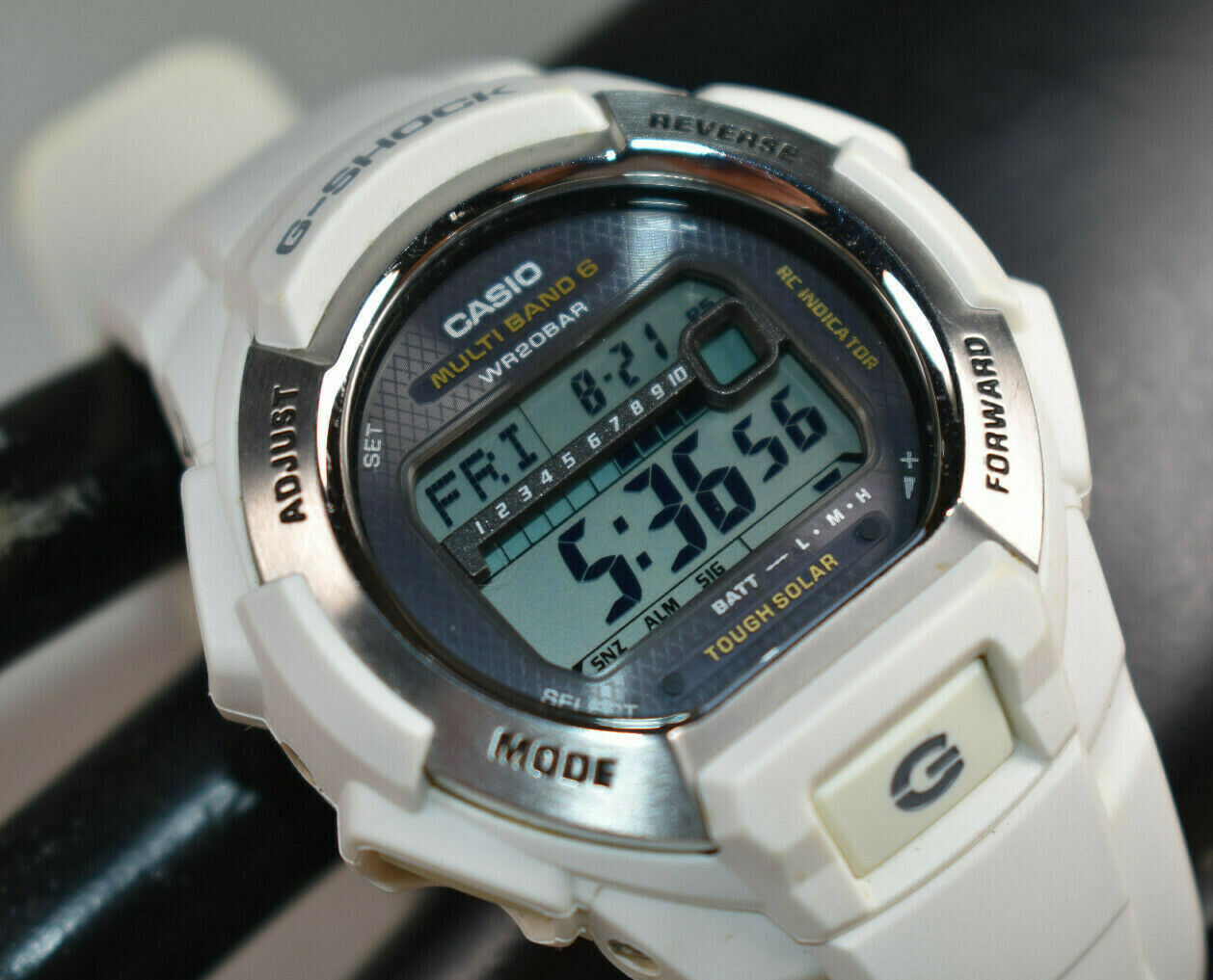 Casio Gwm850 7cr Mens Tough Solar Watch White Bandcase Watchcharts Marketplace