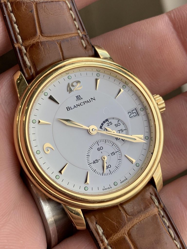 Blanc Pain 36mm Villeret 100 Hour 18k WatchCharts