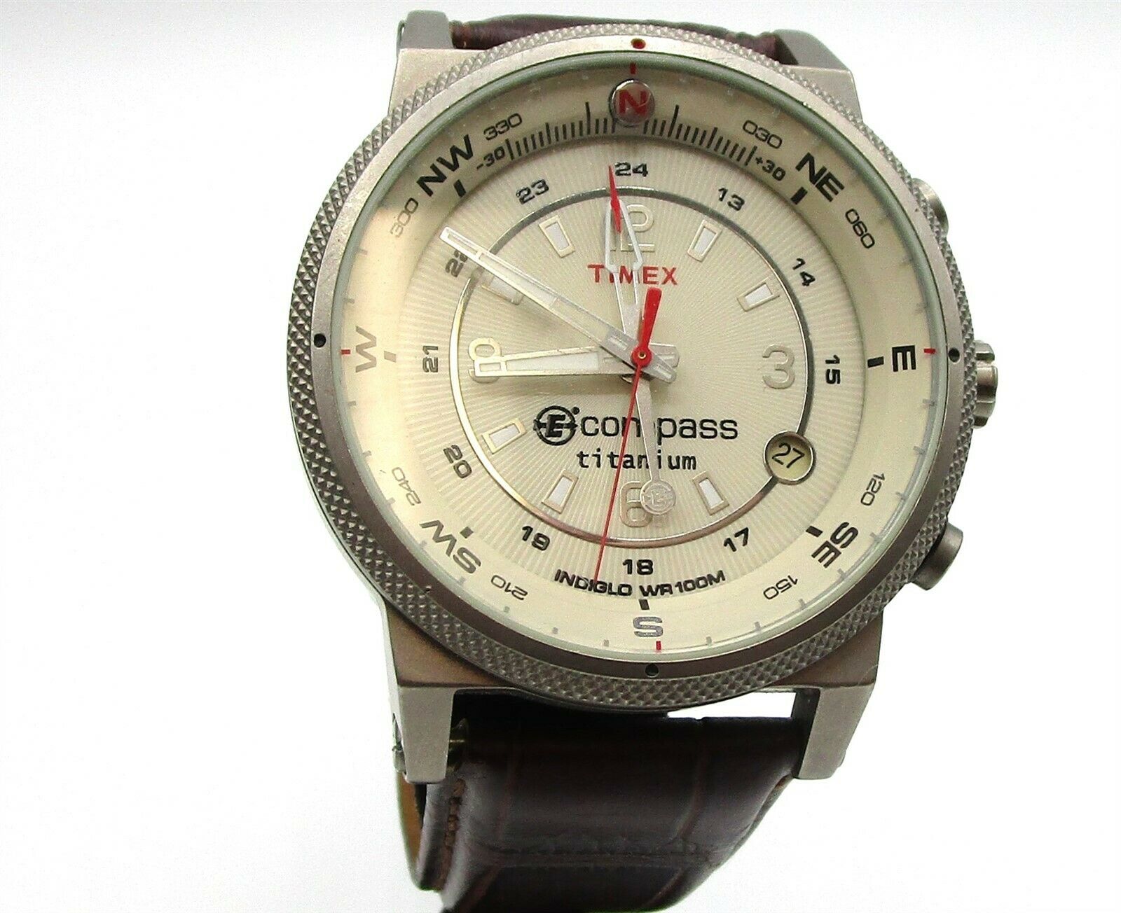 timex compass titanium watch