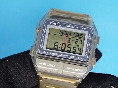 Rare CASIO Vintage Digital Watch EASTER ISLAND MOAI 1475 DB-81 COGNIT SCHEMA  | WatchCharts Marketplace