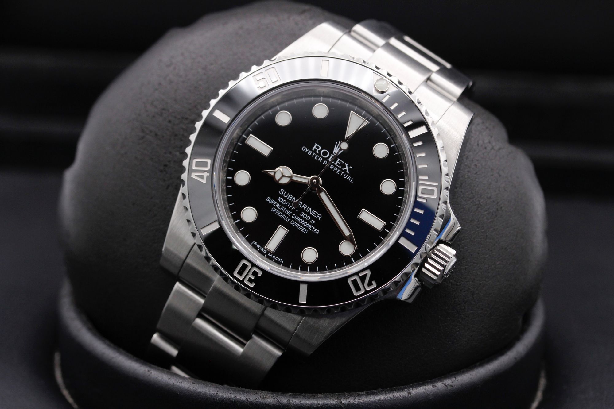 FSOT Rolex Submariner No Date 114060 Black Stainless Steel