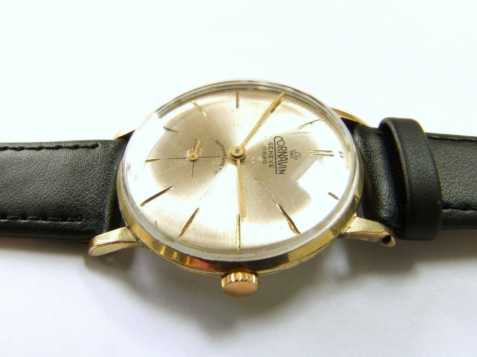 Gold Plated CORNAVIN-GENEVE SWISS watch from the 1960s | The Gold Plated CORNAVIN-GENEVE SWISS watch from the 1960s | The