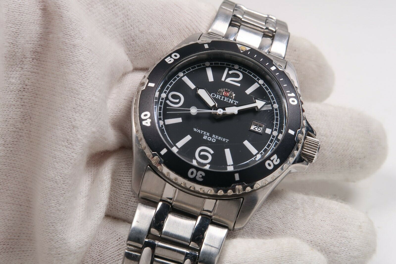 未使用 稼働 ORIENT オリエント UN7G-C0 ダイバー200 メンズ ORIENT DIVER UN7G-CO CA STAINLESS Mens Watch Japan | WatchCharts