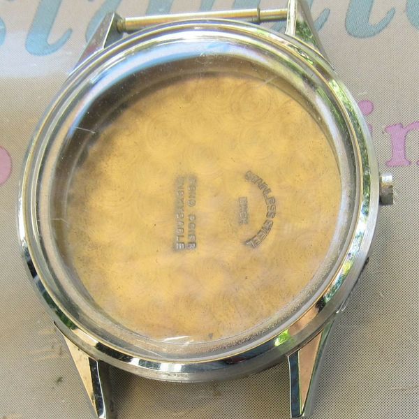 NOS VINTAGE BREITLING CHRONOGRAPH CASE FOR VENUS 170 CALIBER MOVEMENT