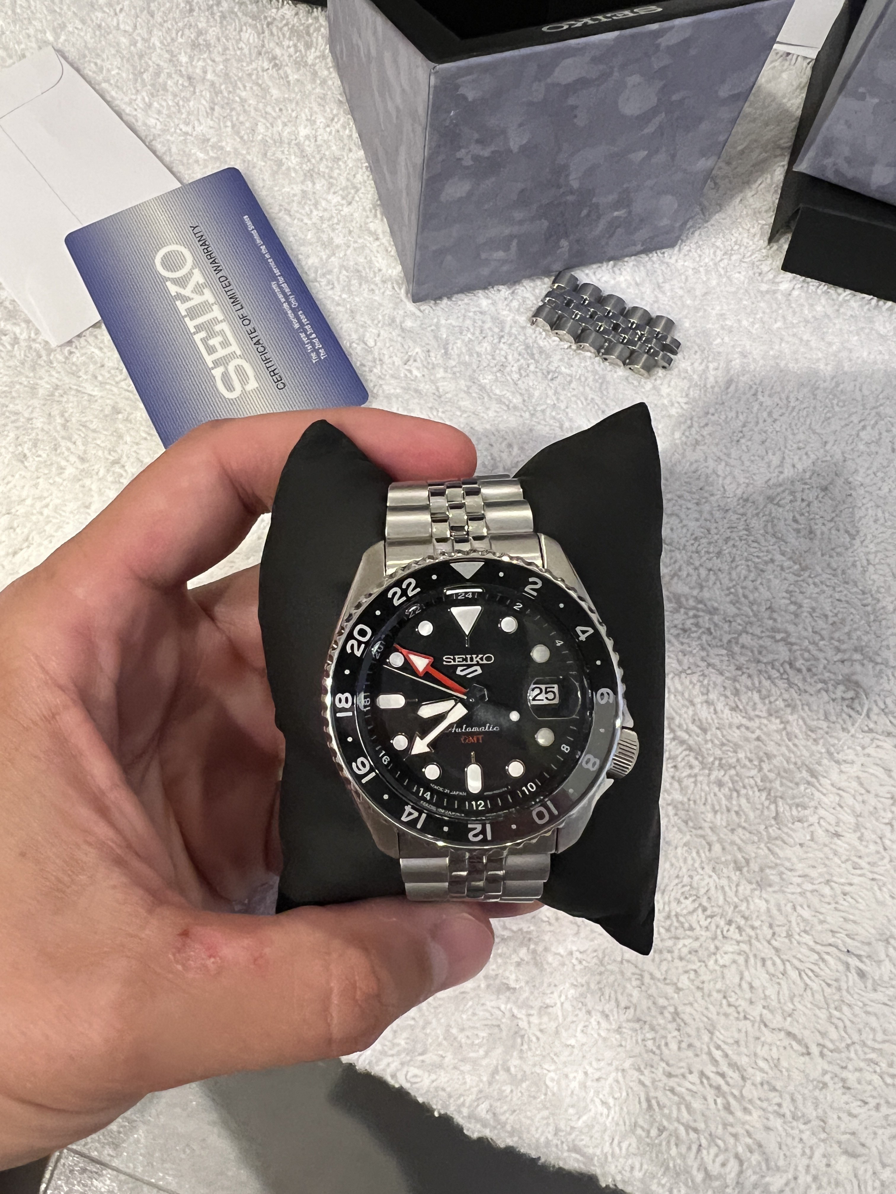 Seiko 5 matte discount black