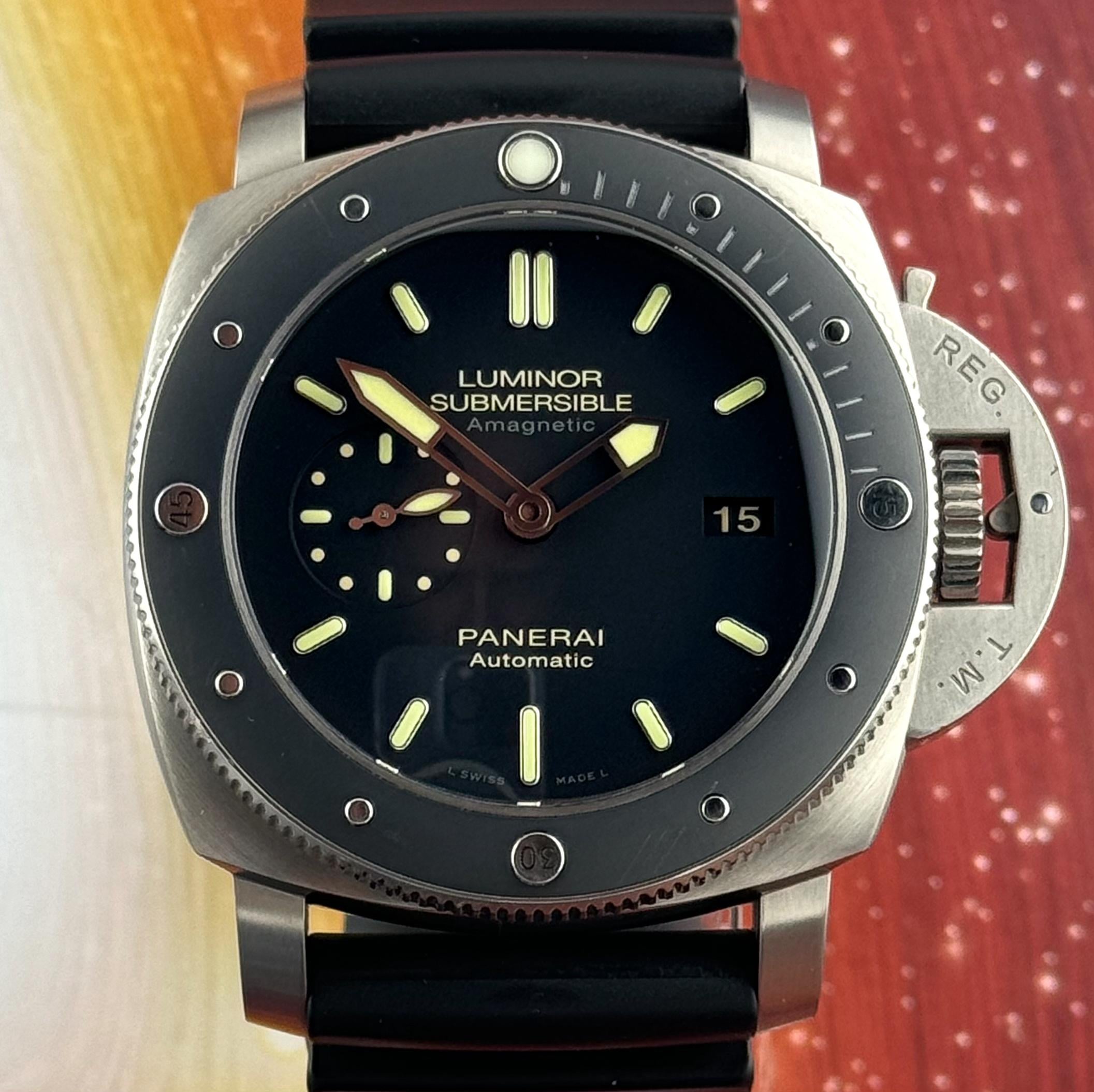 WTS Panerai Luminor Submersible 1950 3 Days Amagnetic Titanium