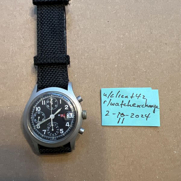 [WTS] Vintage Exalt 776.101 ETA 7750 Black Dial Swiss Automatic ...