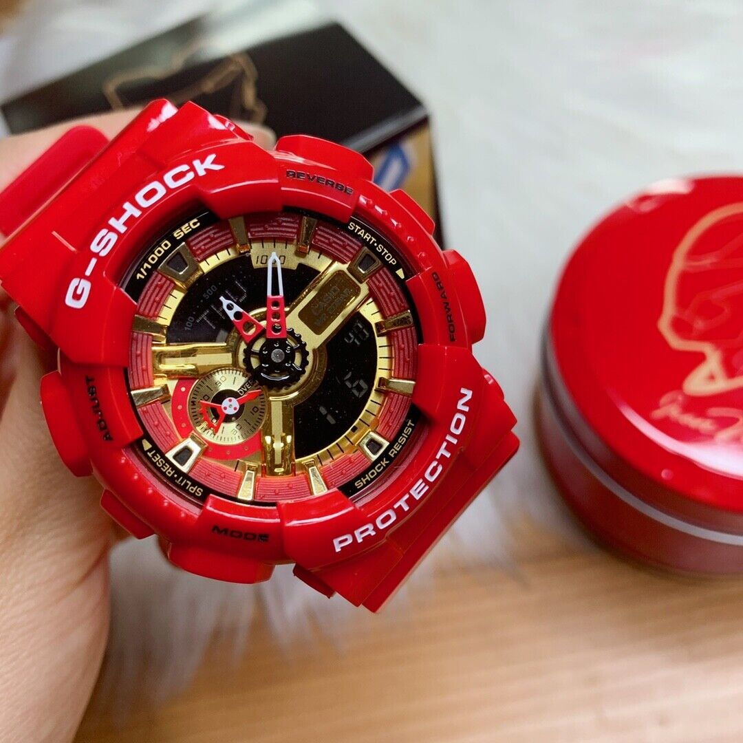 売れ筋超安い G-SHOCK×MARVEL IRONMAN GA-110 - 時計