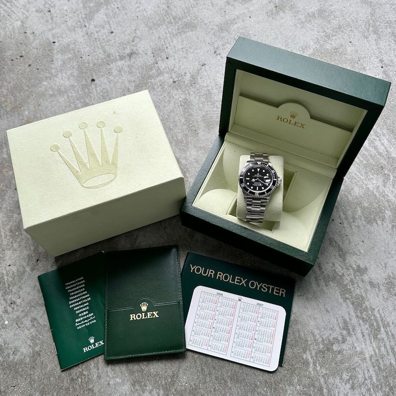 2006 Rolex 16610T Submariner 16619 T Box Booklets WatchCharts