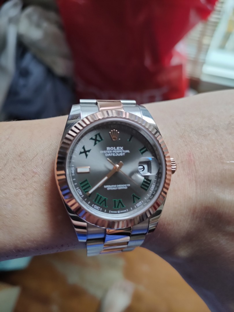 Rolex best sale dj41 wimbledon