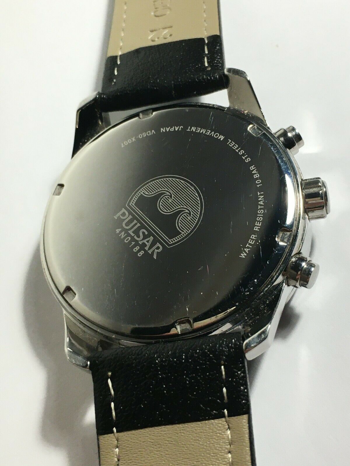 PULSAR By Seiko VD50-X007 Gents CHRONOGRAPH Watch With BLACK 