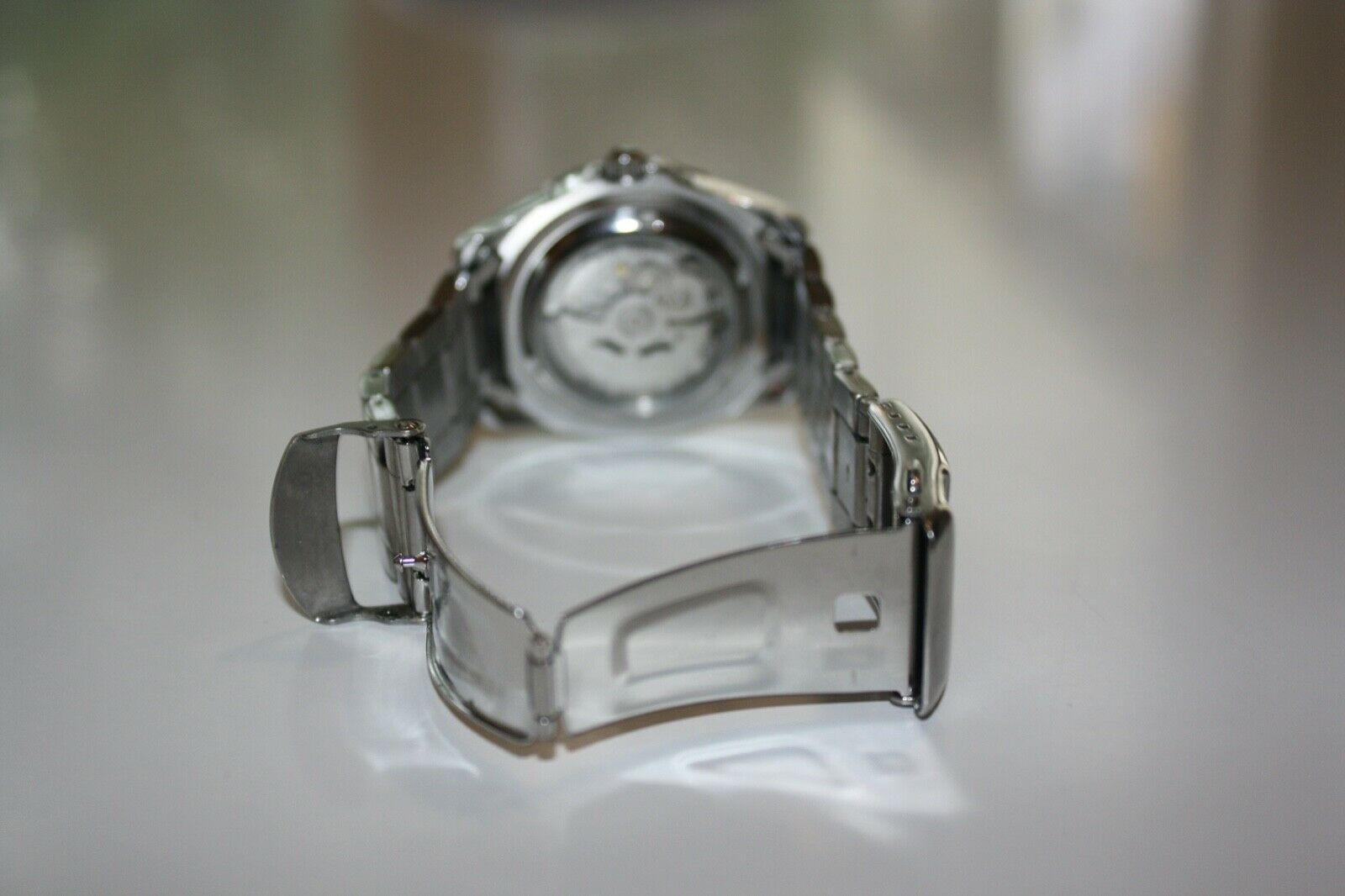 seiko 5 blue dial stainless steel automatic mens watch snzf15