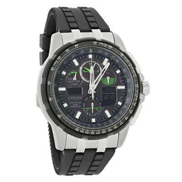Citizen Skyhawk AT Mens Alarm Flight EcoDrive Chronograph Watch