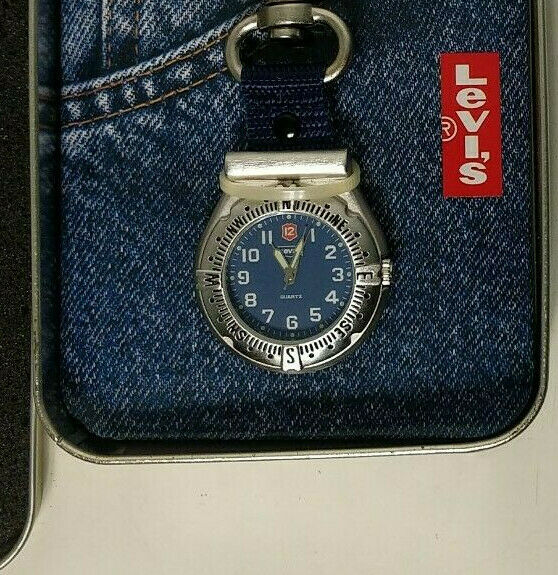 Levi's V-180 Levi Strauss & Co Quartz Analog Key Chain Watch