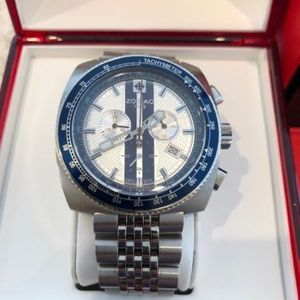 MINT Zodiac 1882 Men's Chronograph ZO2116 Shelby Sea Dragon Swiss