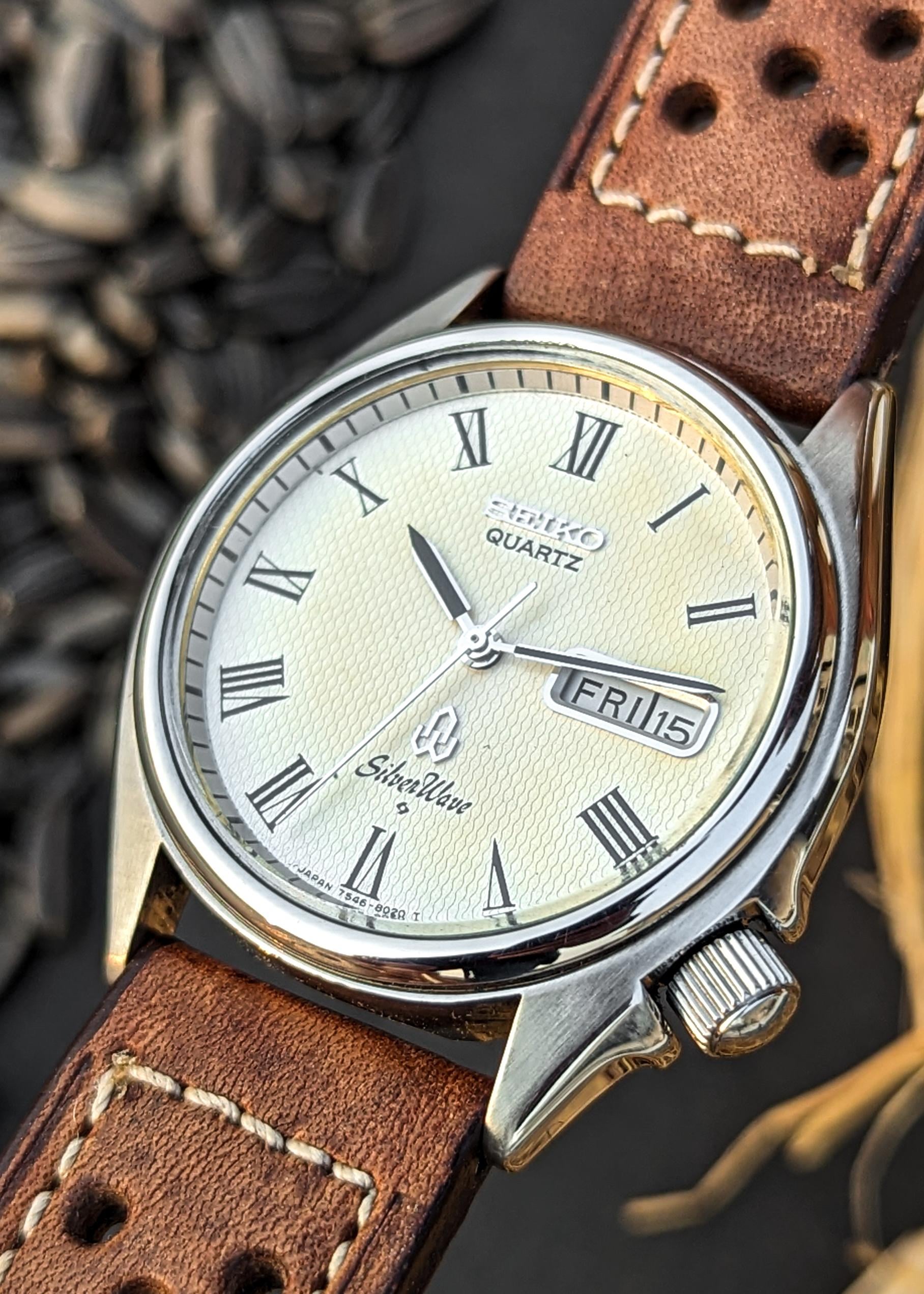 SEIKO 7546-8010 シルバーウェーブ 腕時計 ジャンク品