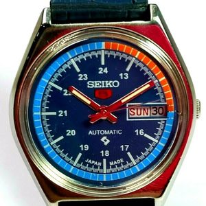 Vintage Seiko 5 Automatic 6309 Movement Day Date Dial Mens Wrist Watch A160  | WatchCharts
