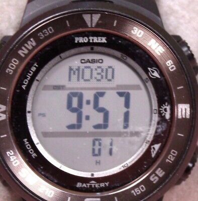 Gents Casio Pro Trek Prg 330 Tough Solar Digital Led Wristwatch C10 Watchcharts