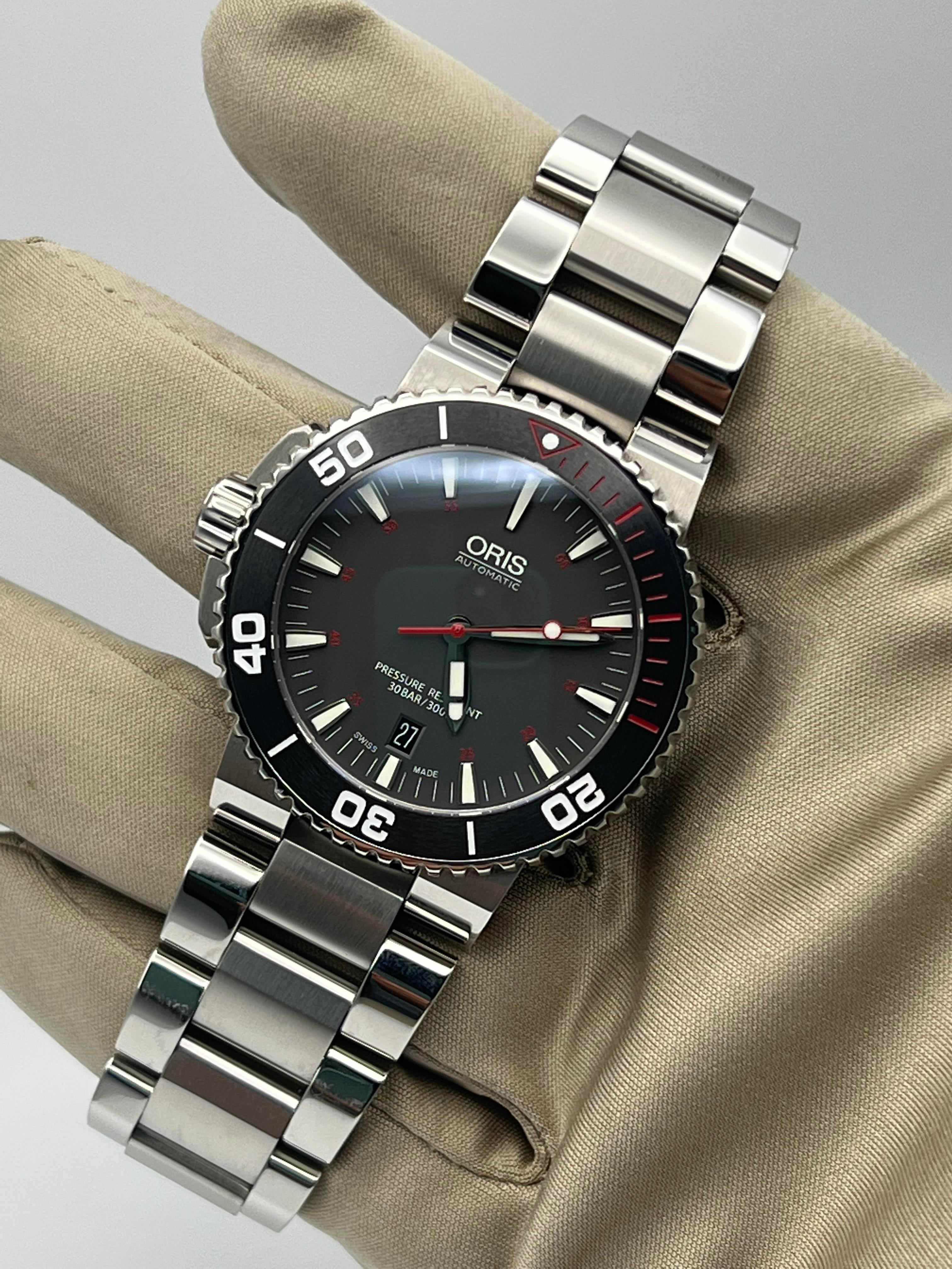 Oris aquis red discount limited edition for sale