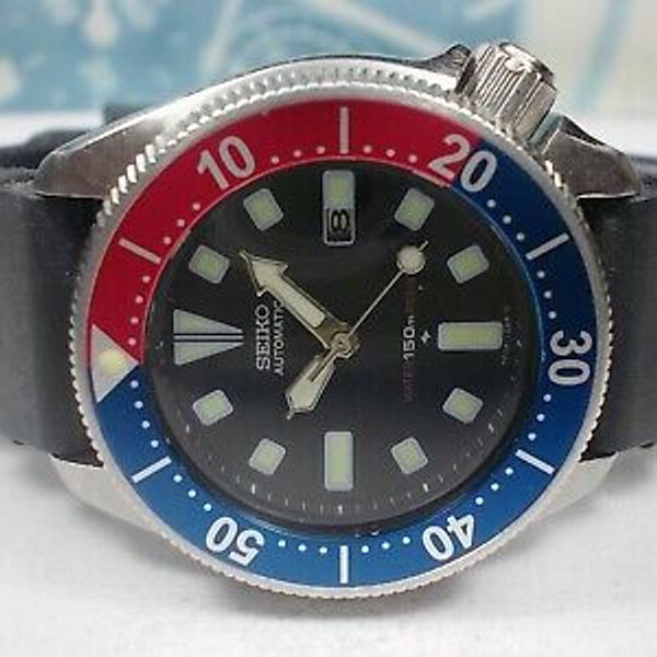 SEIKO 150M DIVERS AUTOMATIC LADIES WATCH 4205-014F, PEPSI (SN 970236 ...