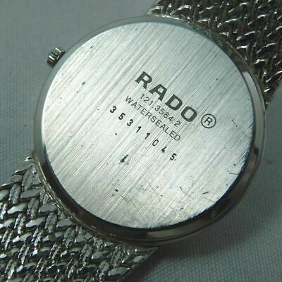 RADO 121.3584.2 シルバー　稼働　ラドー RADO 121.3584.2 SILVER 4P MEN'S VINTAGE WATCH SWISS MADE