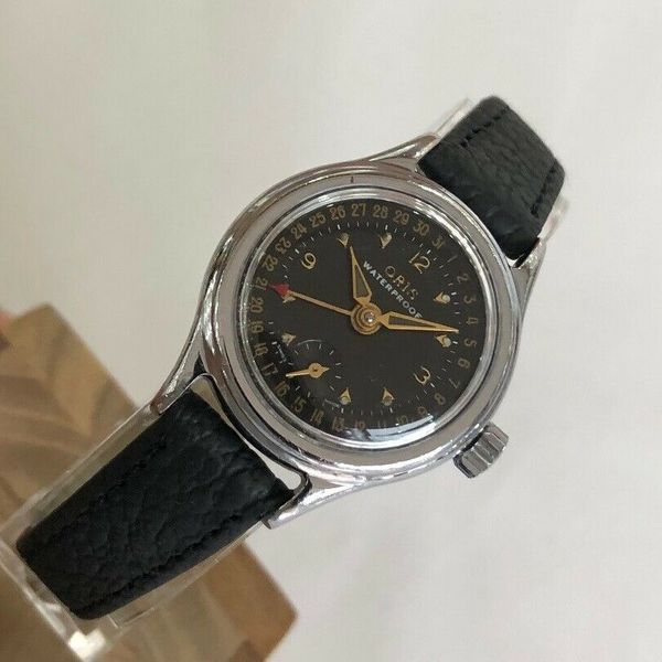ORIS WATERPROOF MANUAL 27 mm Cal. 373 VINTAGE STEEL WATCH FOR LADIES