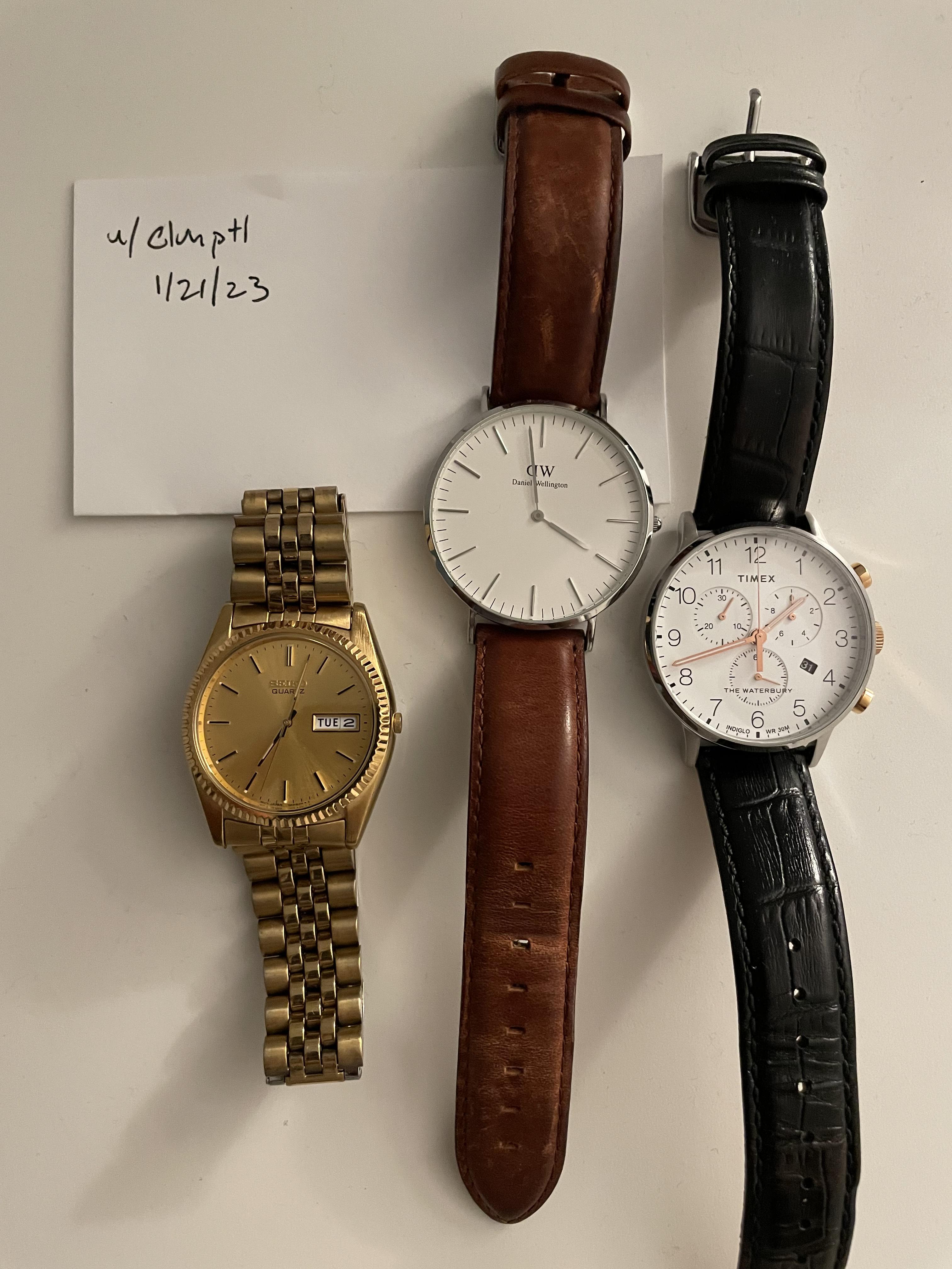 Timex hotsell waterbury gold