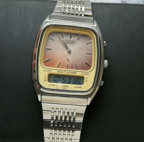 Citizen Ana-Digi Multi Alarm 4-099974 K Vintage 80s | WatchCharts