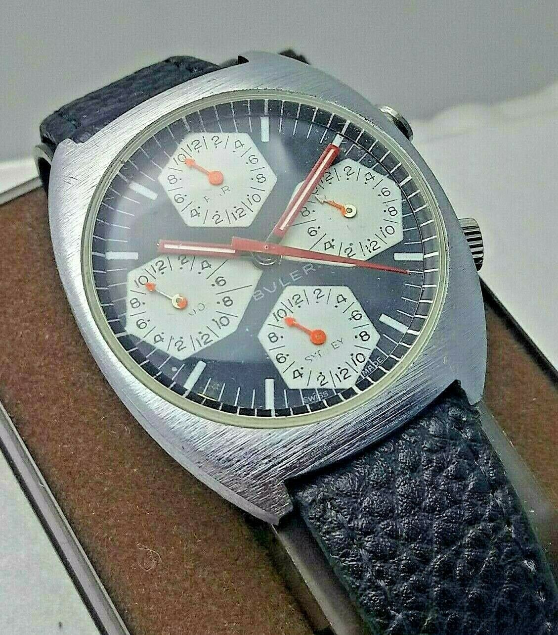 BULER WORLD TIMER GMT MENS SWISS WRIST WATCH-1965-BFG-OMEGA