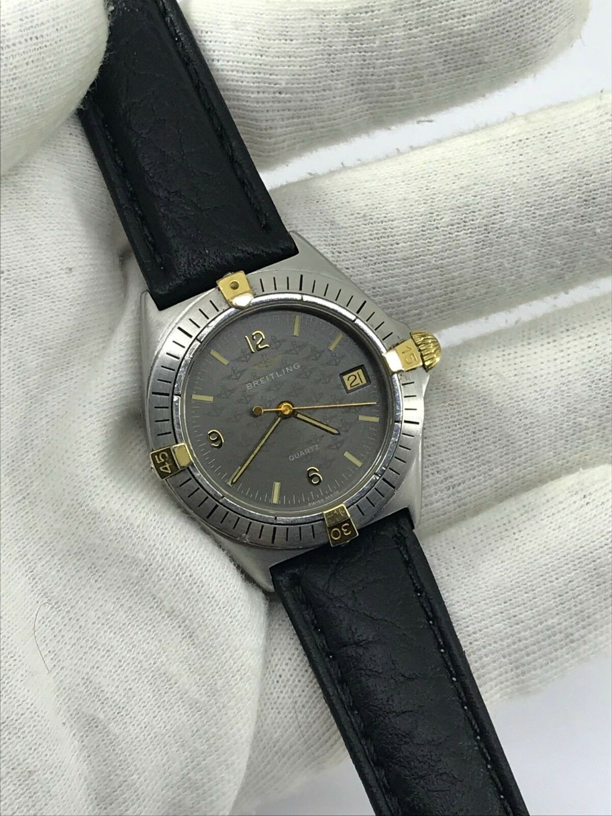 BREITLING 80510 CALLISTO QUARTZ MIDSIZE TWO TONE SWISS MADE