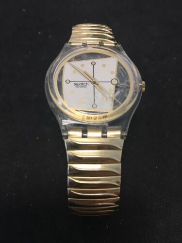 swatch gold stretch band