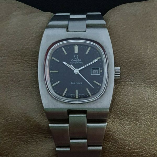 OMEGA GENEVE AUTOMATIC cal.684 TV-STYLE VINTAGE 70's RARE LADY's SWISS ...