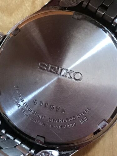 Seiko v158 movement hot sale