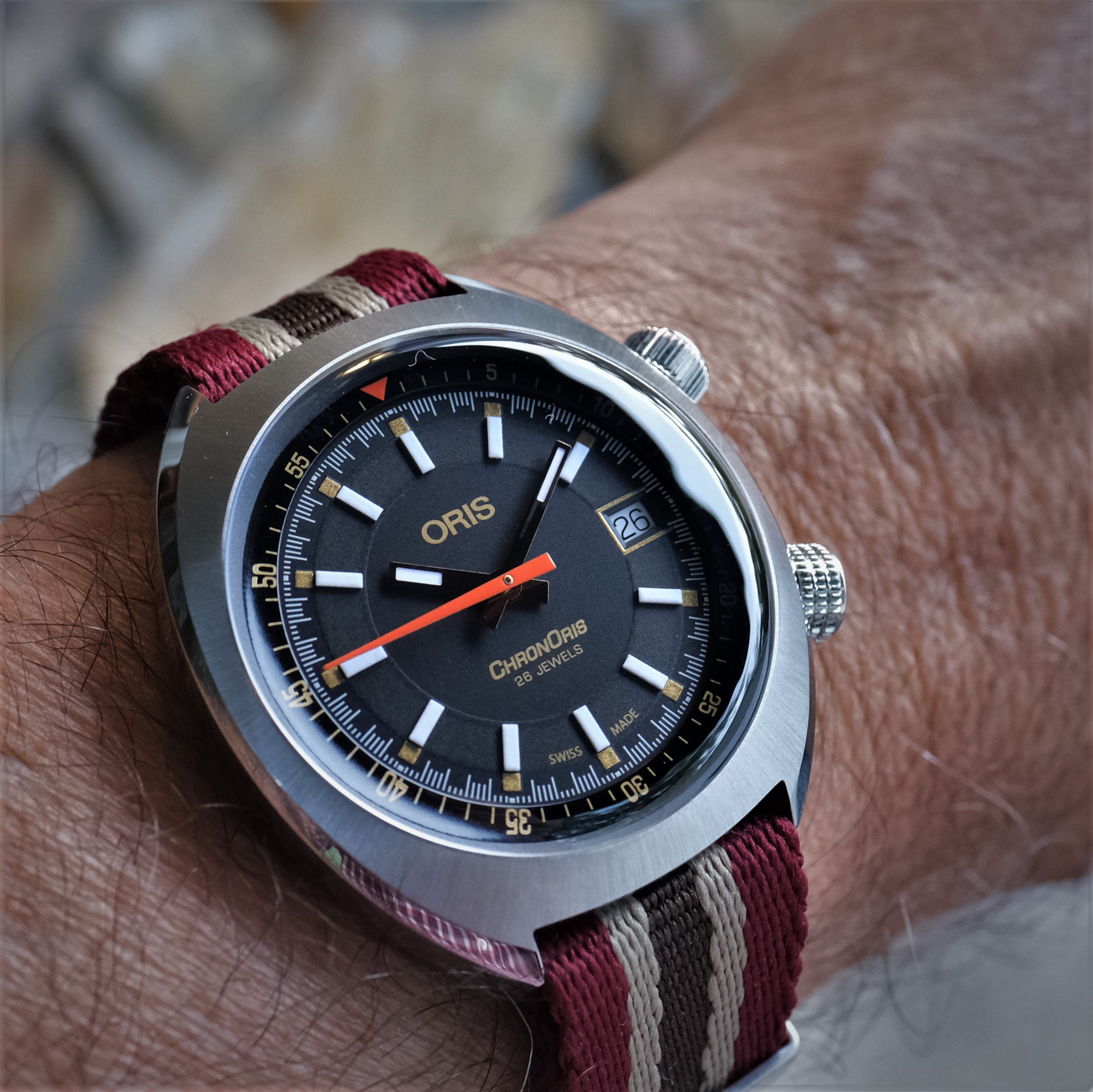 1 250 USD Oris ChronOris Movember Edition WatchCharts Marketplace