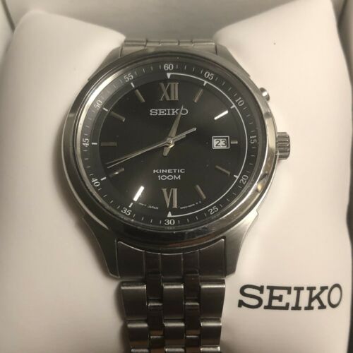 Seiko Kinetic 100m Wristwatch 5m62-0df0 | WatchCharts