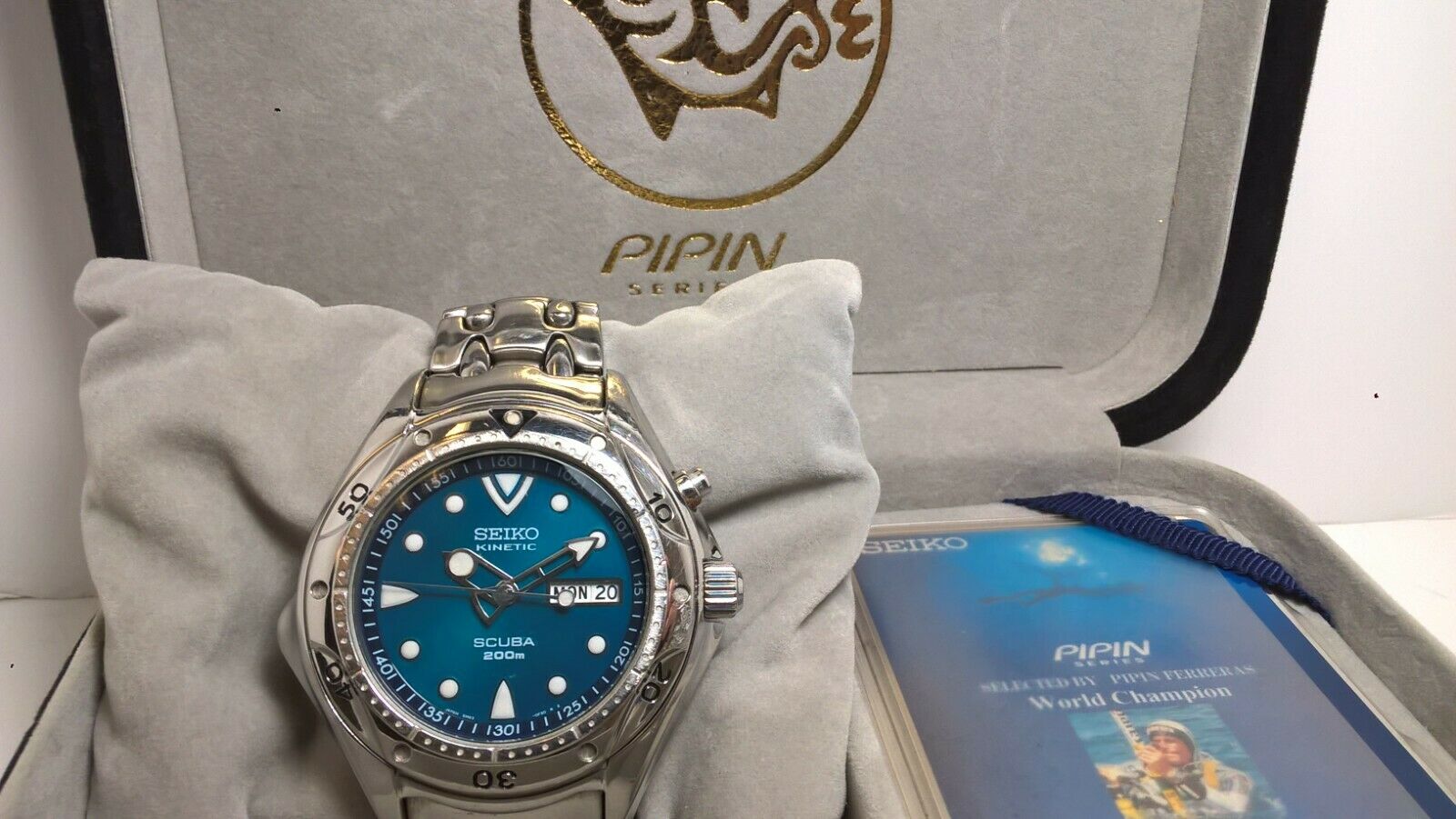 Aquamarine Seiko Prospex Scuba 200m Pippin SBBW073 5M43-0D90