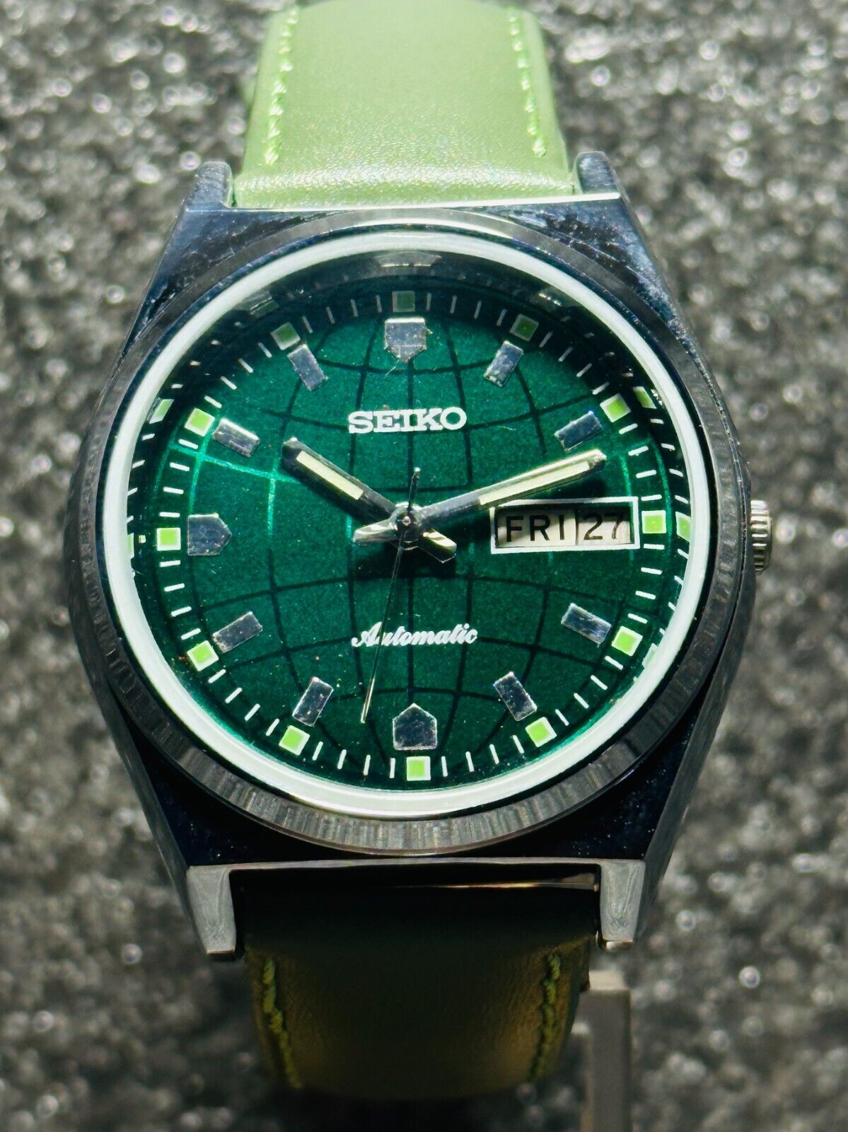 Rare Vintage Japan Seiko 5 Automatic 3609 Date Day Men s Wrist