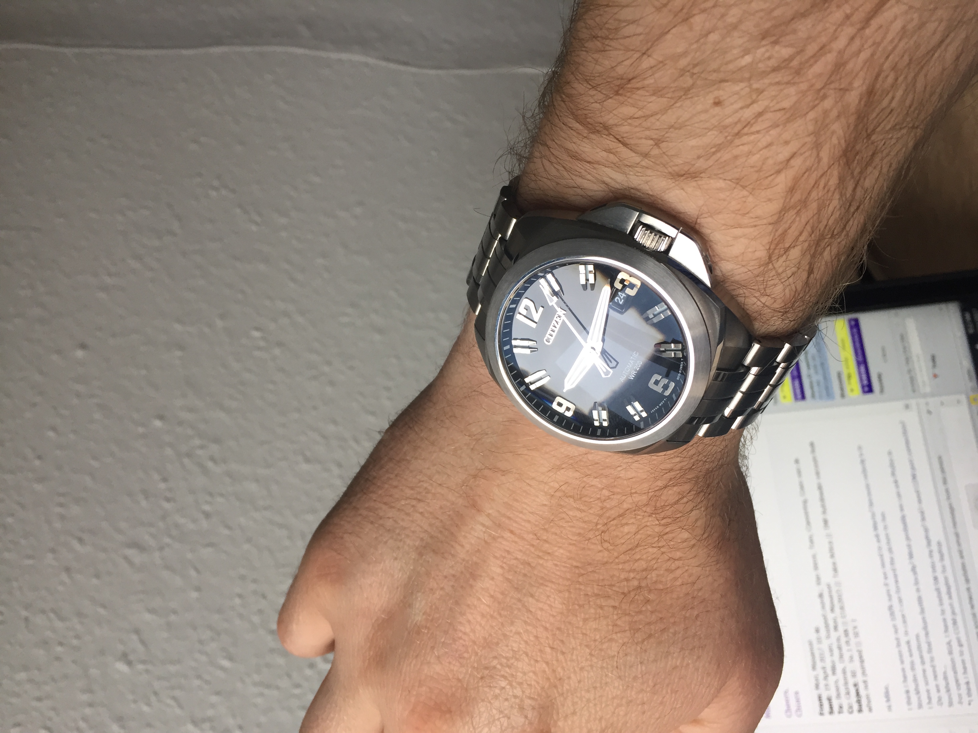 Citizen Signature Grand Touring Automatic NB0070-57E | WatchCharts 