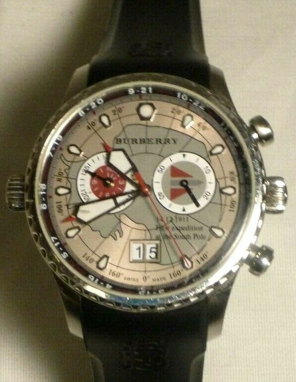 Burberry BU7505 South Pole Expedition Chronograph Men's Watch FREE